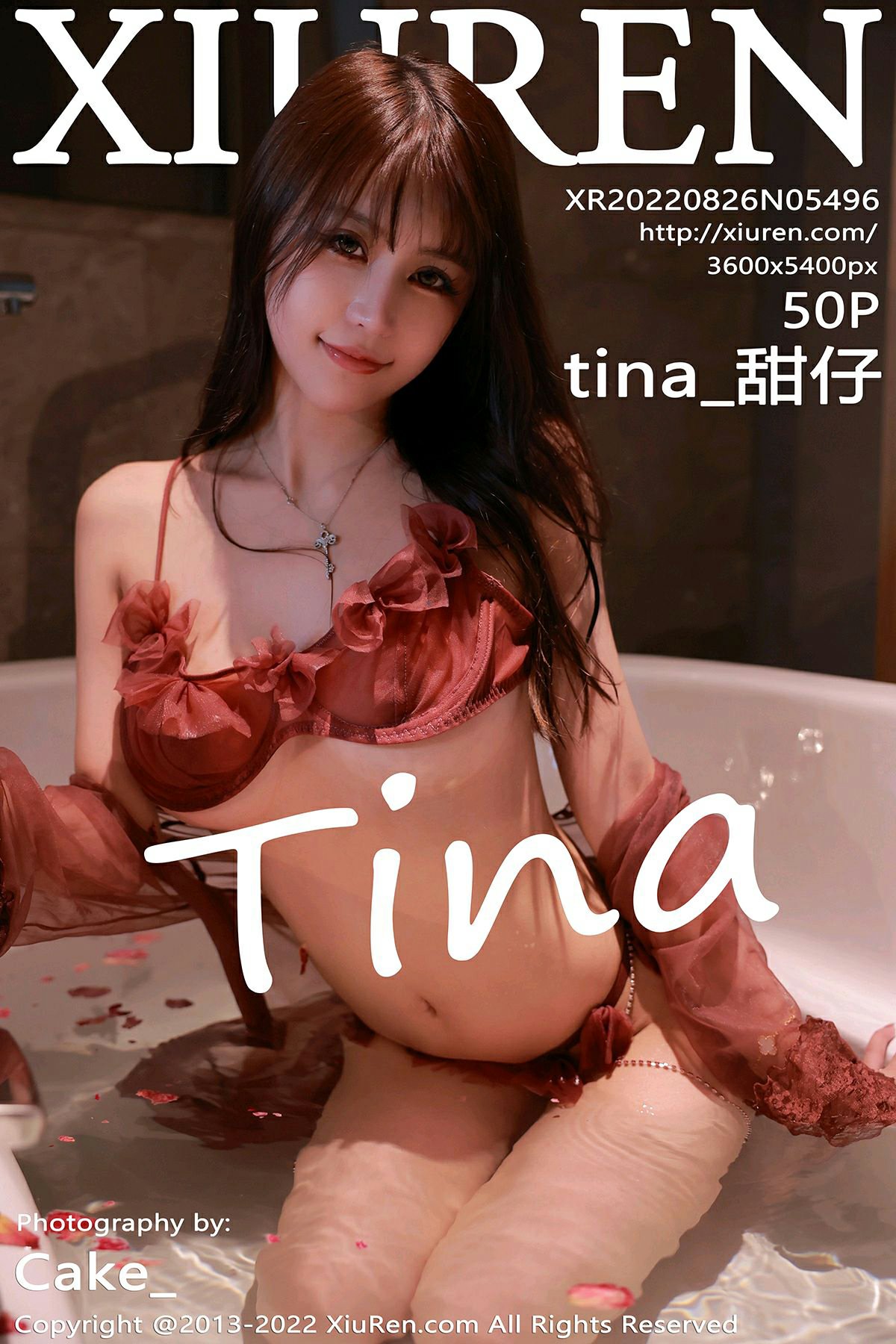 [XiuRen秀人网] 2022.08.26 No.5496 tina_甜仔 [50P486MB]