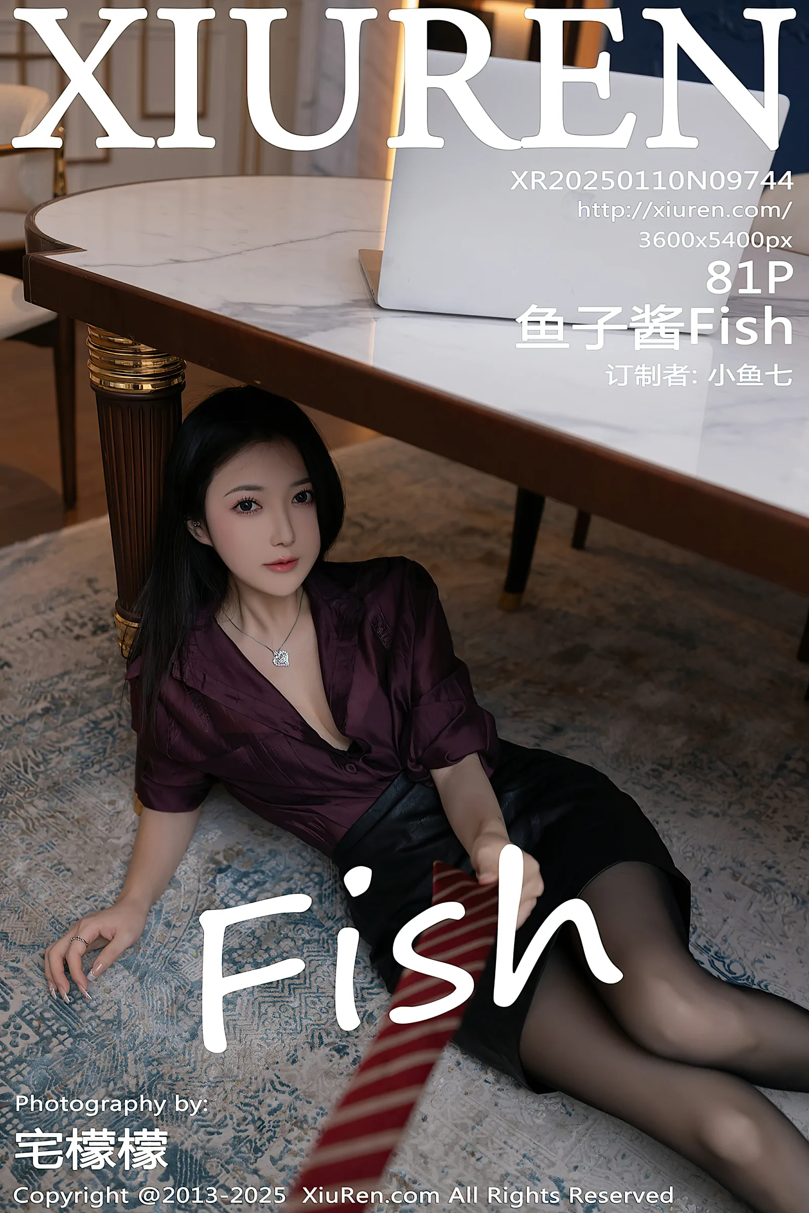 [Xiuren秀人网] 2025.01.10 NO.9744 鱼子酱Fish [81+1P／745MB]