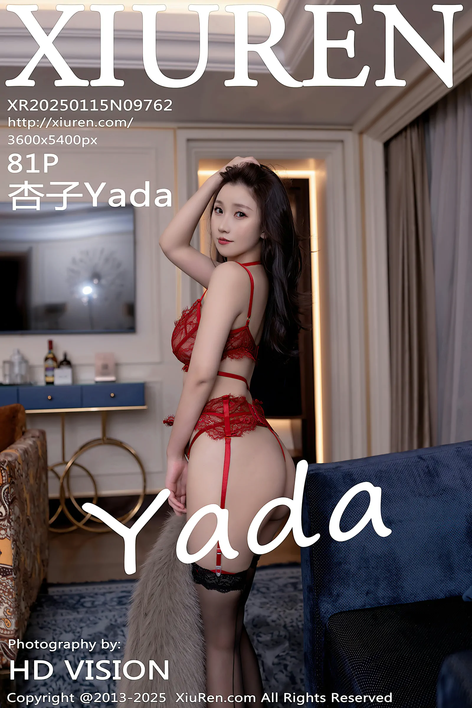 [Xiuren秀人网] 2025.01.15 NO.9762 杏子Yada [81+1P／788MB]