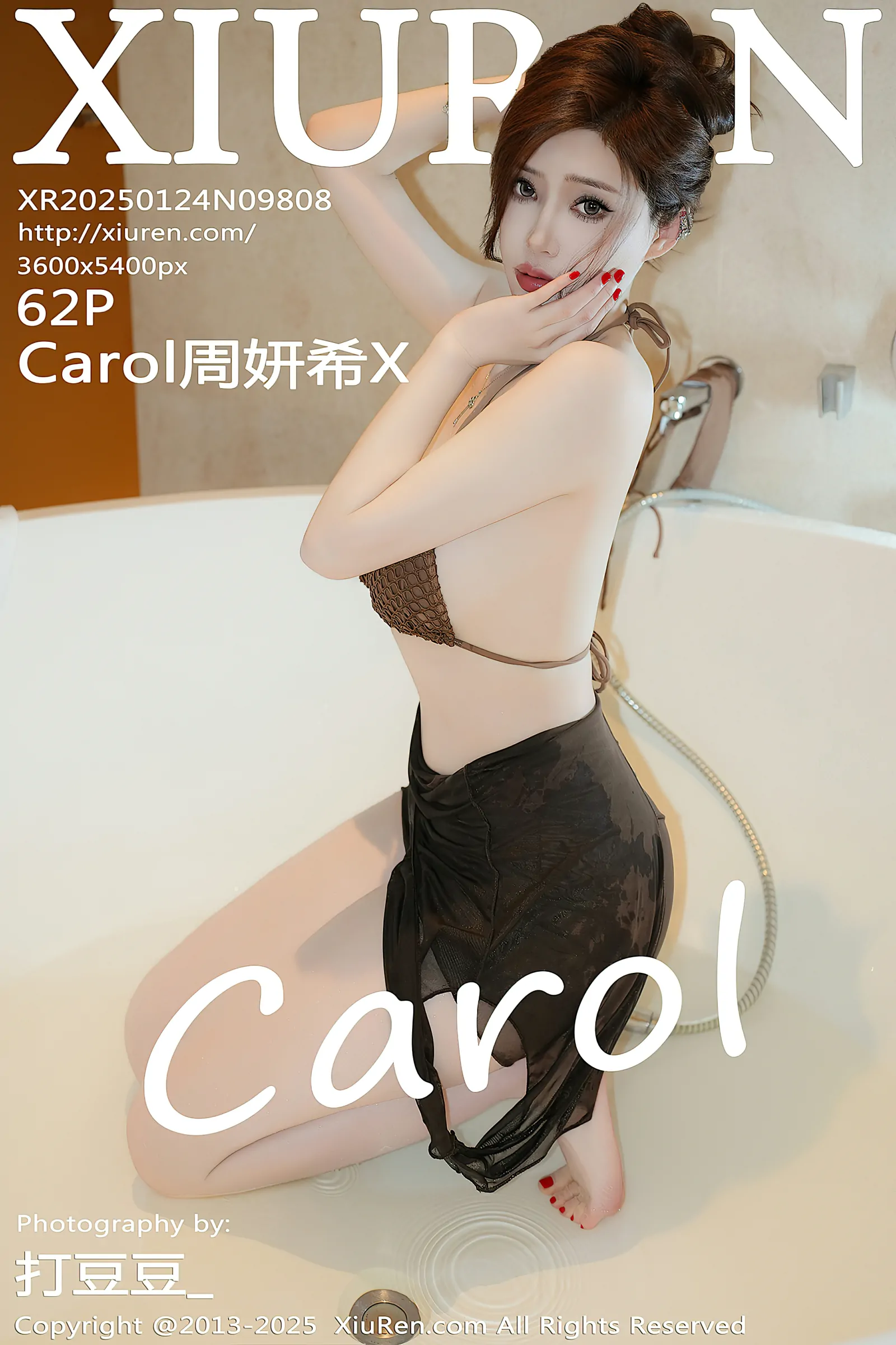 [Xiuren秀人网] 2025.01.24 NO.9808 Carol周妍希X [62+1P／628MB]