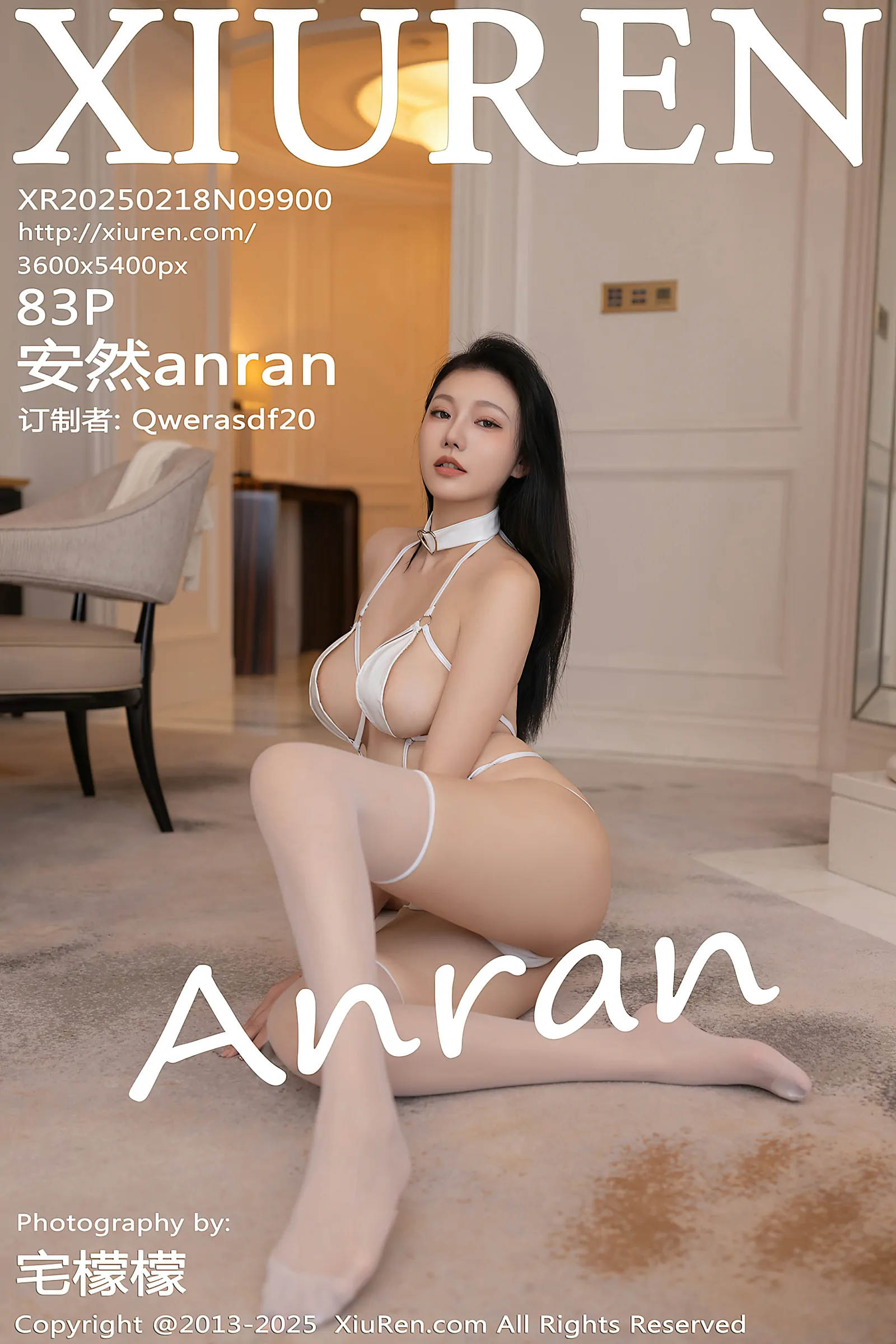 [Xiuren秀人网] 2025.02.18 NO.9900 安然anran [83+1P／777MB]