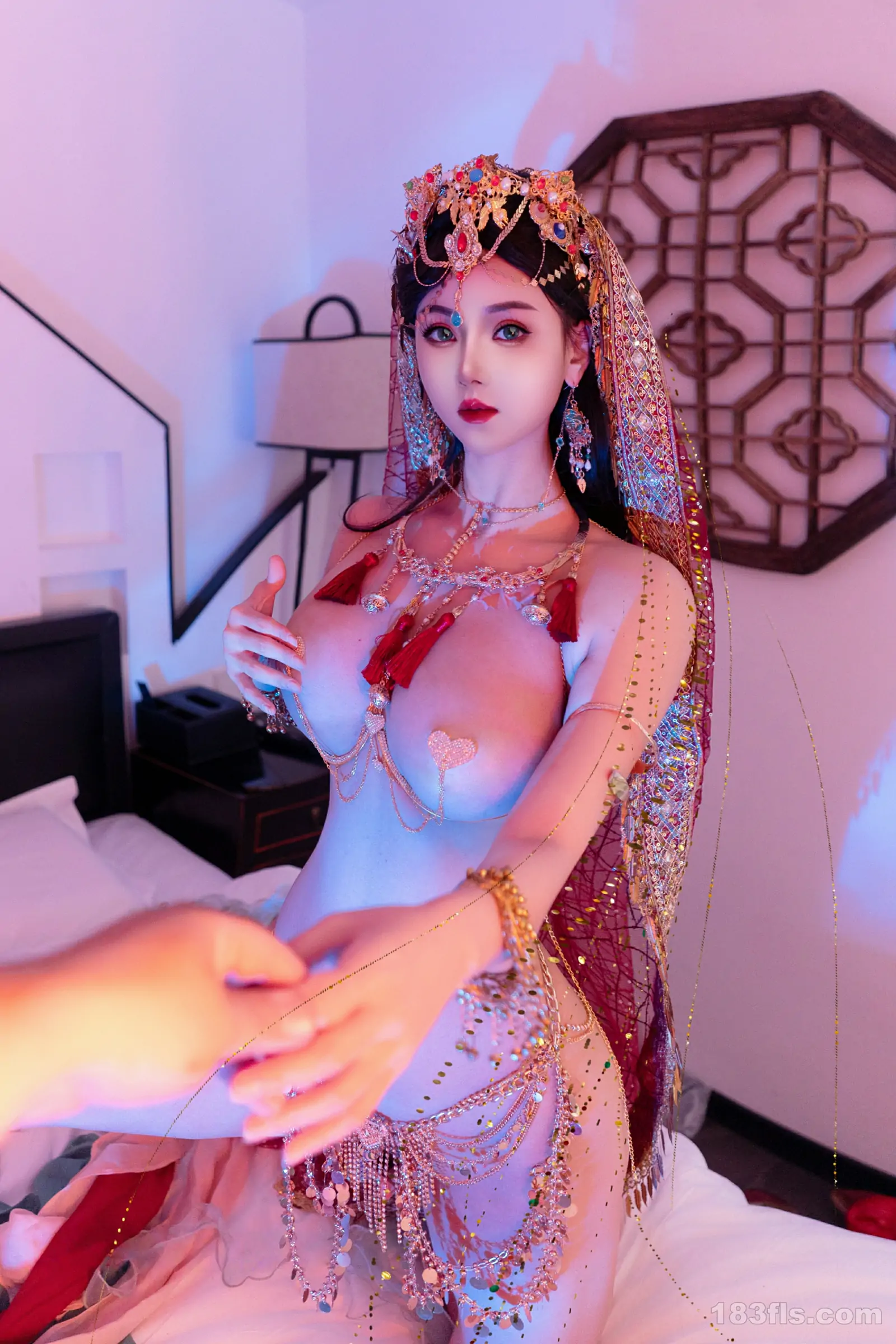 xiuren秀人网福利不吃冰淇淋大尺度私拍写真敦煌飞天-女神汇